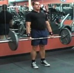 barbell deadlift finish